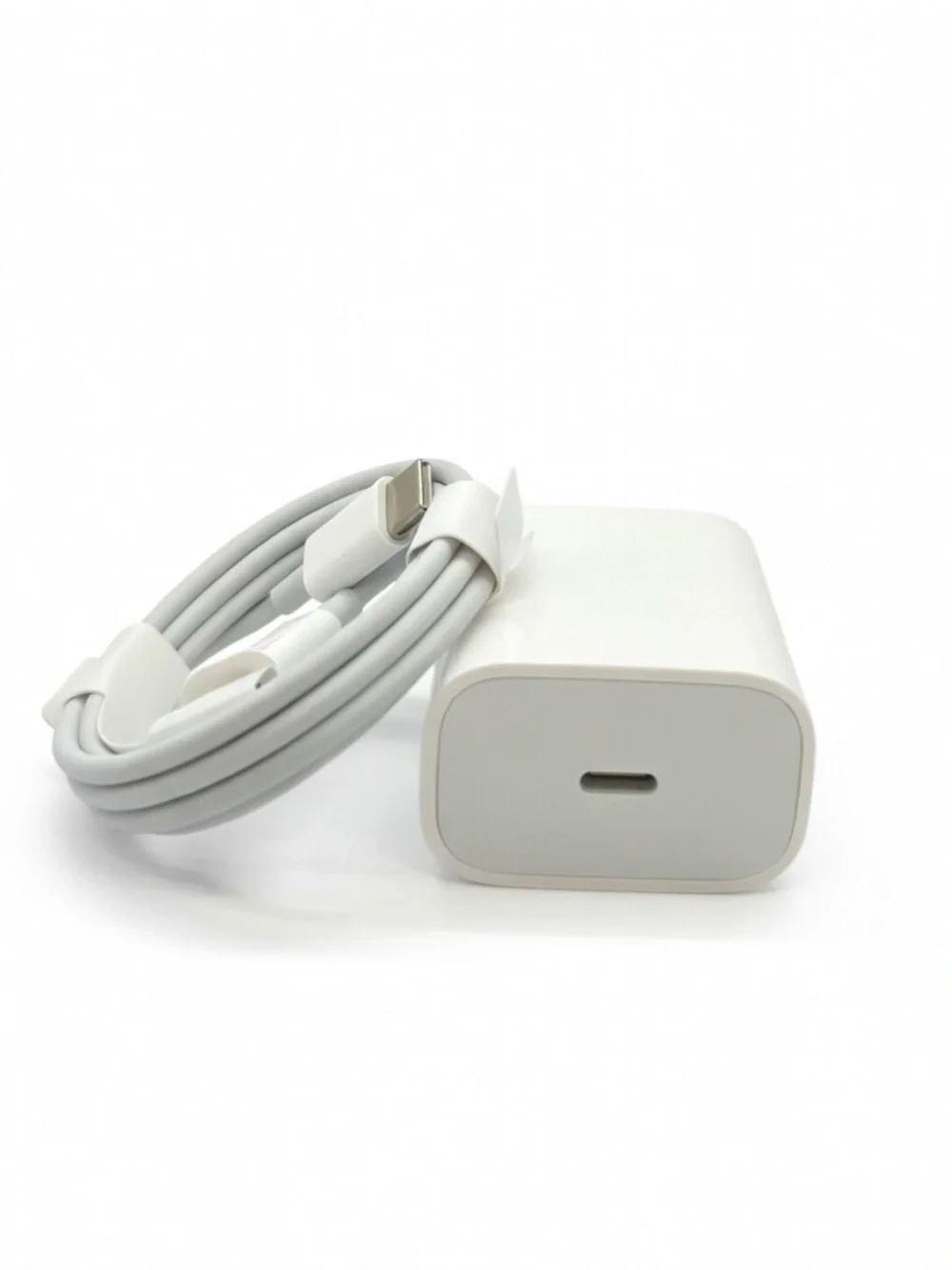 White USB Wall Charger and USB-C Cable